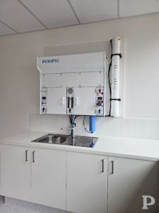 Analytica 100 Mounted Over a Bench Sink