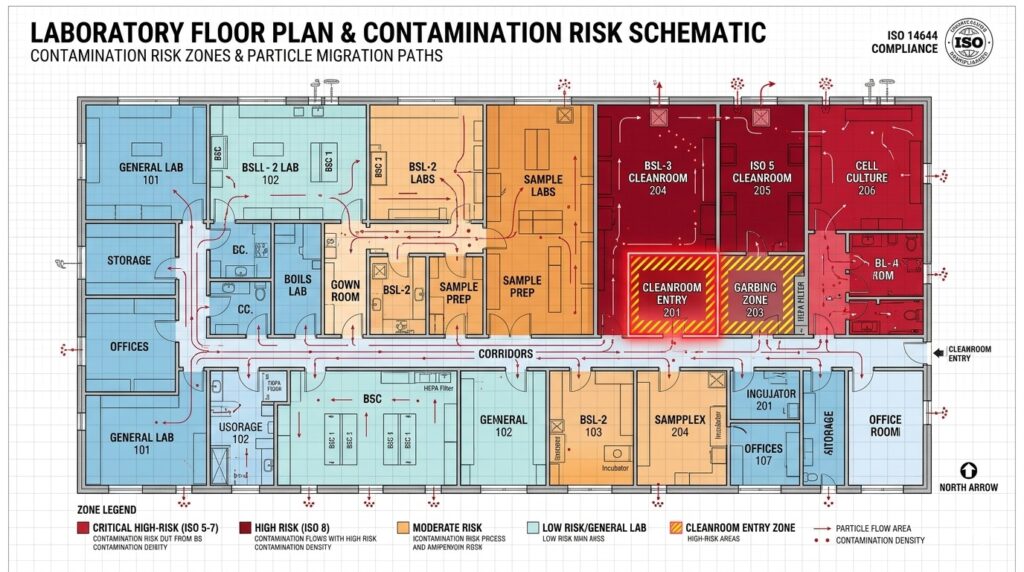 laboratory floor plan