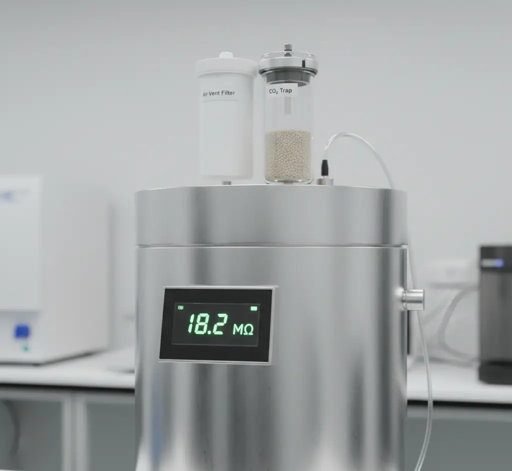 laboratory water storage tank