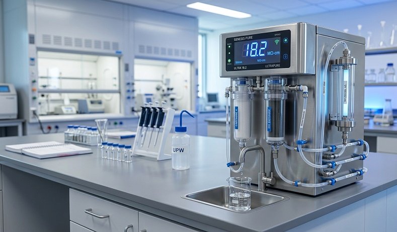 Lab water system installation